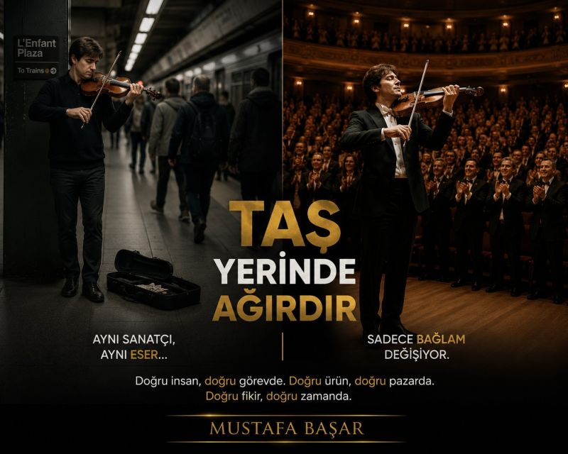 Taş Yerinde Ağırdır / Mustafa Başar